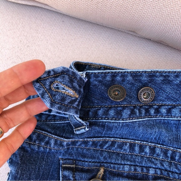 Eddie Bauer Est 1920 Adjustable Waist Button Flap Back Pockets 2009 Jeans 10R - Picture 8 of 16